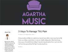 Tablet Screenshot of agartha-music.com